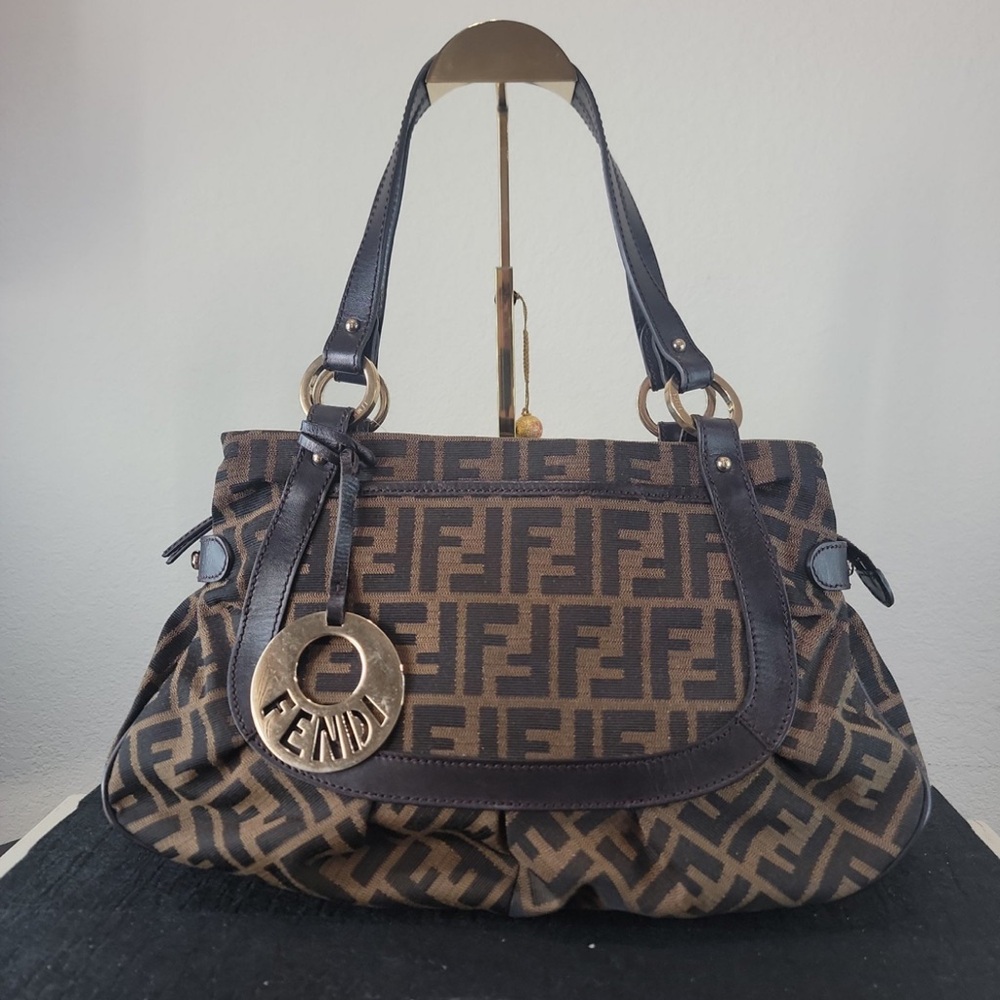 FENDI Zucca Canvas Chef's bag medium